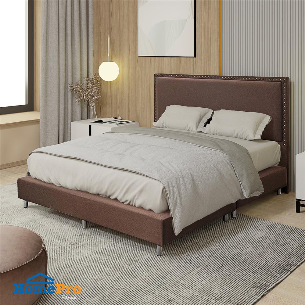 ฐานรองหัวเตียง 6 ฟุต HOME LIVING STYLE NATHAN สีน้ำตาล