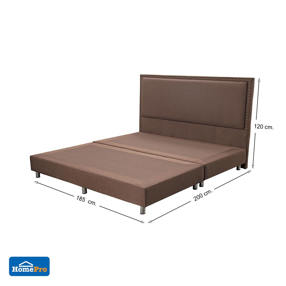 ฐานรองหัวเตียง 6 ฟุต HOME LIVING STYLE NATHAN สีน้ำตาล