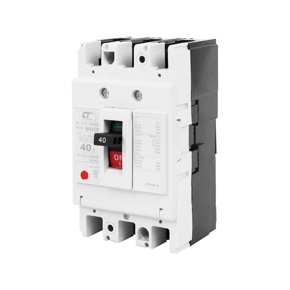 เมนเซอร์กิตเบรกเกอร์ 40 แอมป์ 3 โพล 3 เฟส CT ELECTRIC CTNF-63C