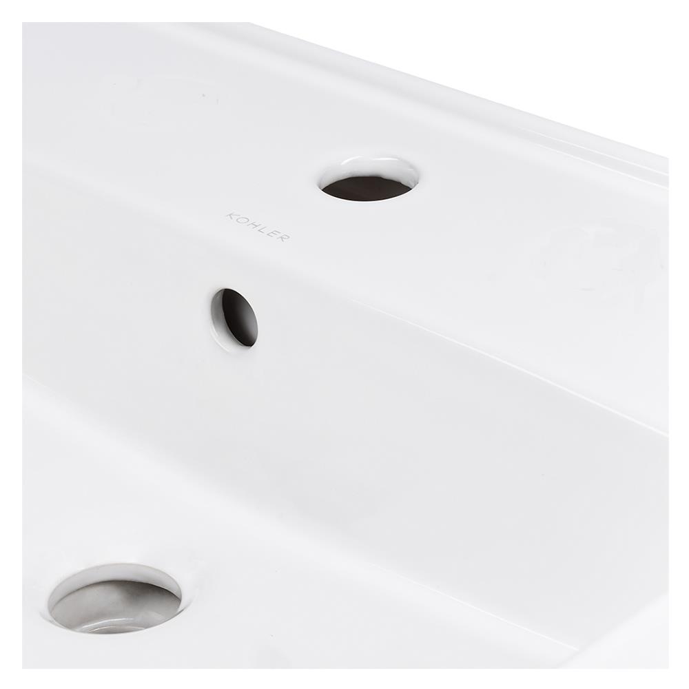 อ่างล้างหน้าวางบนเคาน์เตอร์ KOHLER K-26409X-1-0 สีขาว