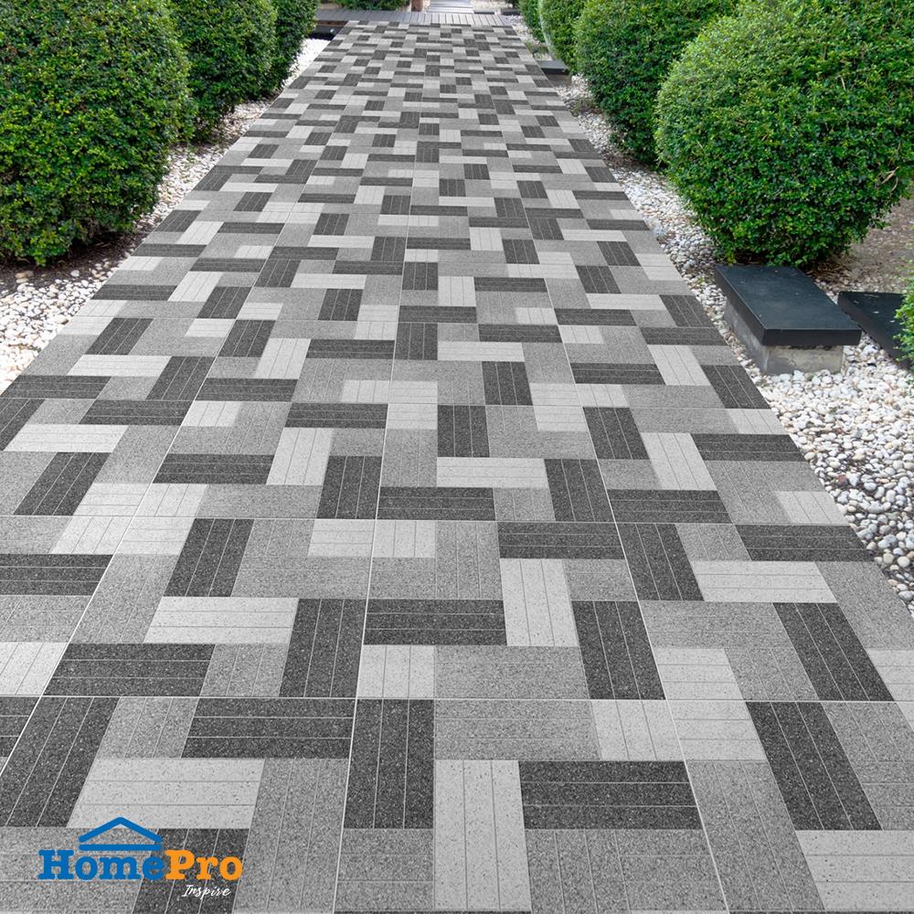 กระเบื้องพื้น 16x16 นิ้ว DURAGRES ลูเกอร์ เทา A 0.96M2