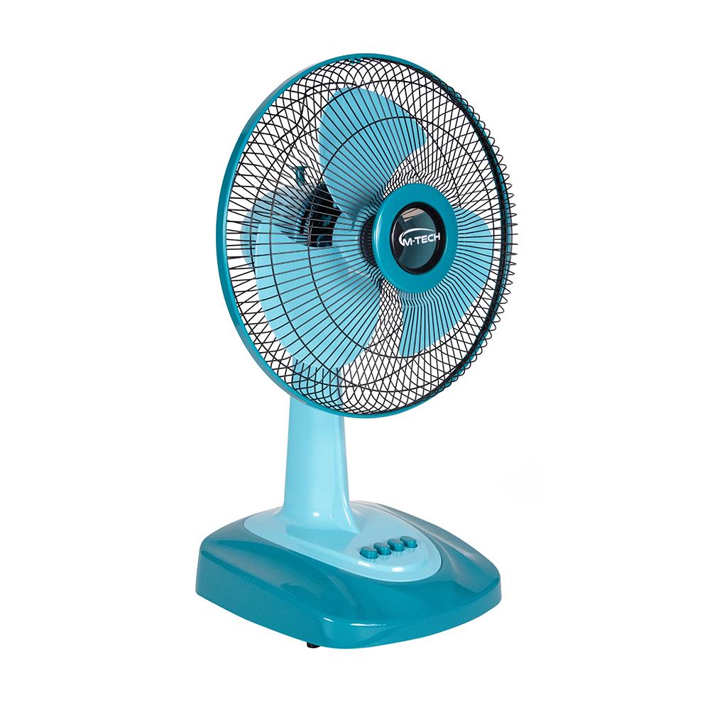 พัดลมตั้งโต๊ะ 12 นิ้ว M-TECH CF-5121 สีฟ้า
