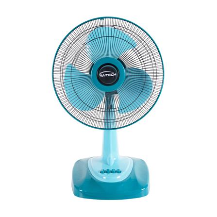 พัดลมตั้งโต๊ะ 12 นิ้ว M-TECH CF-5121 สีฟ้า