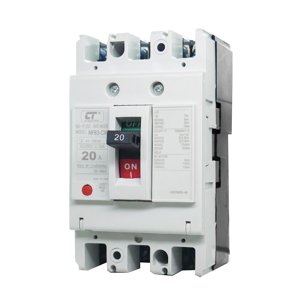 โมลเคสเซอร์กิตเบรกเกอร์ CT ELECTRIC CTNF-63C 3P 20A