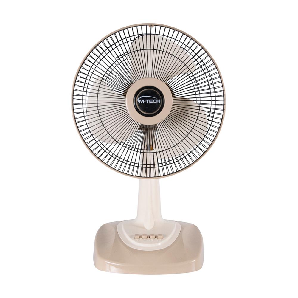 พัดลมตั้งโต๊ะ 12 นิ้ว M-TECH CF-5121 สีครีม_0