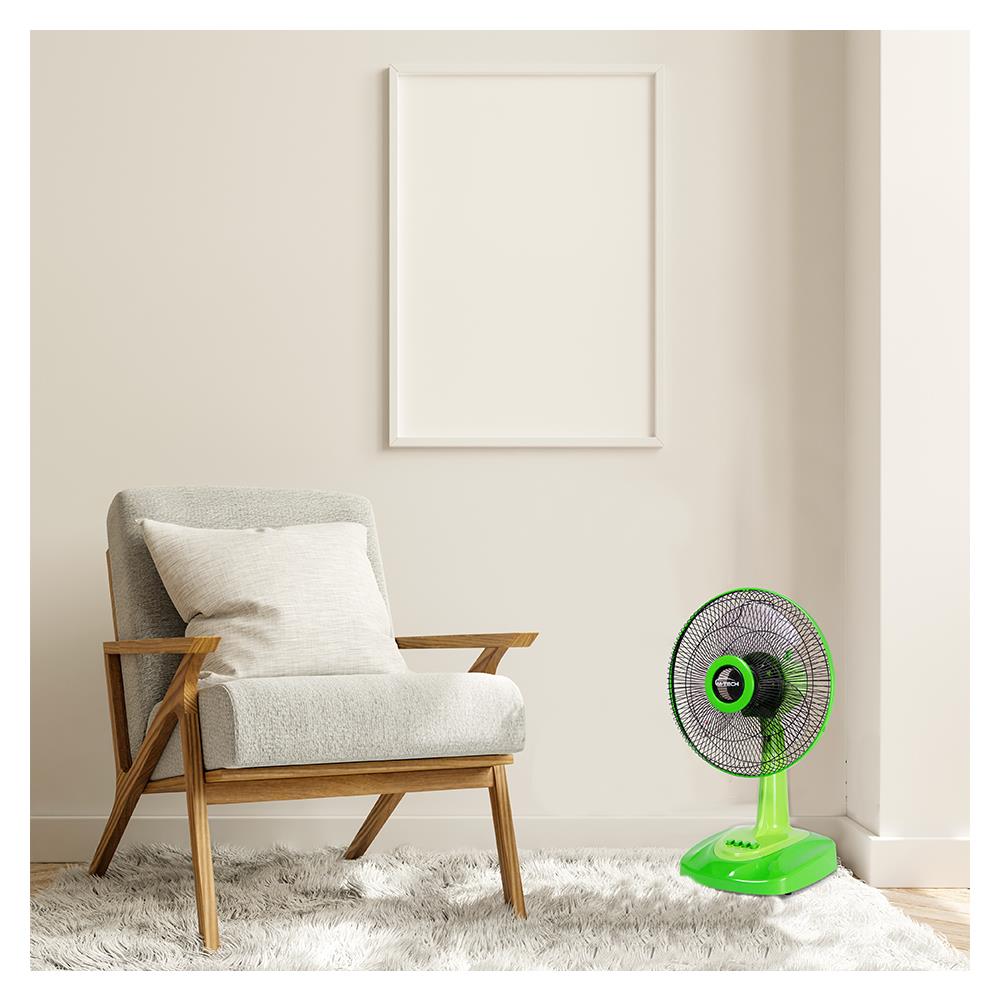 พัดลมตั้งโต๊ะ 12 นิ้ว M-TECH CF-5122 สีเขียว