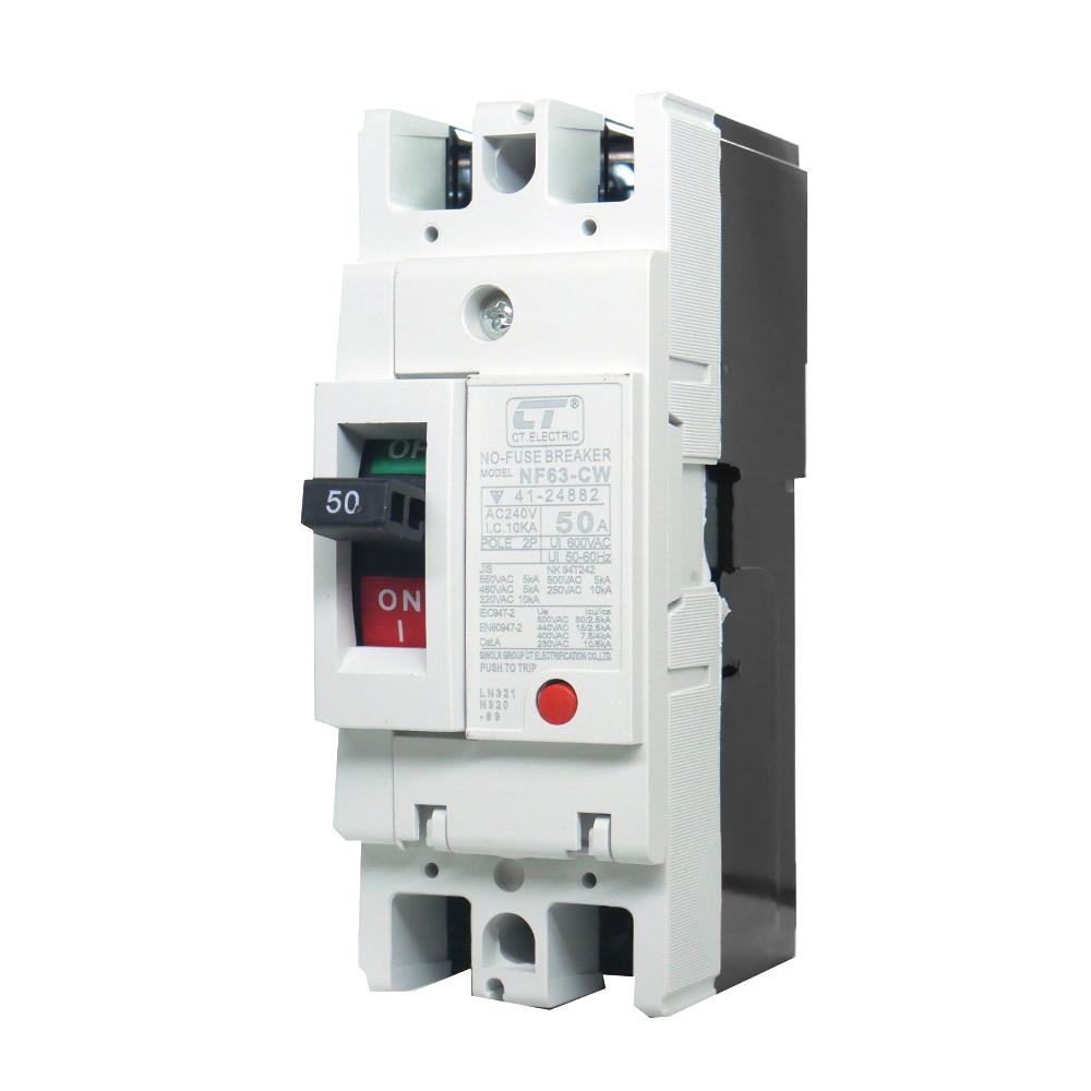 โมลเคสเซอร์กิตเบรกเกอร์ CT ELECTRIC CTNF-63C 2P 50A