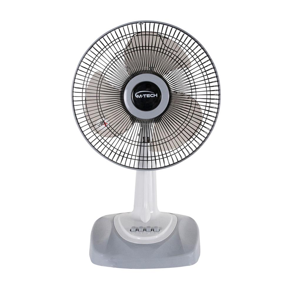 พัดลมตั้งโต๊ะ 12 นิ้ว M-TECH CF-5122 สีเทา