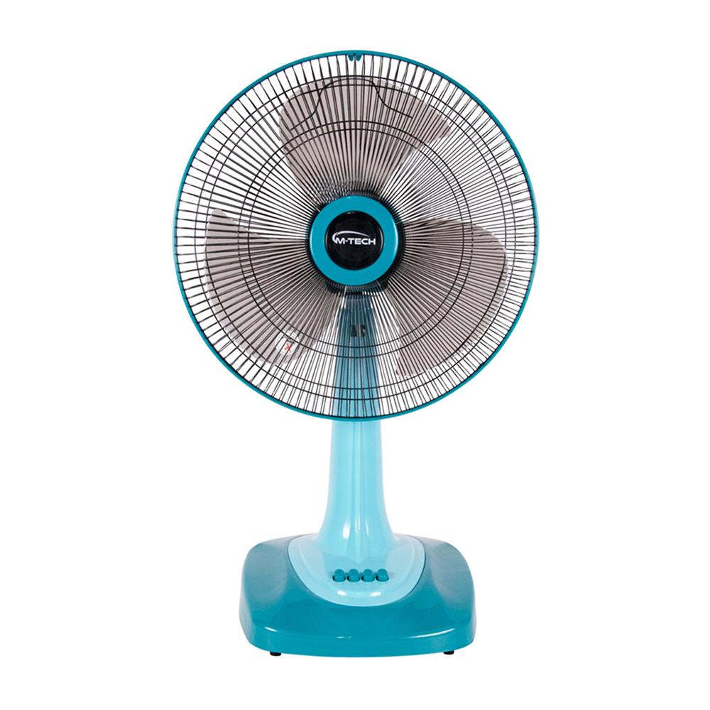 พัดลมตั้งโต๊ะ 16 นิ้ว M-TECH CF-4163 สีฟ้า
