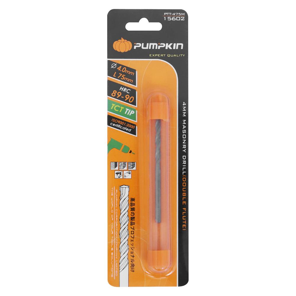 ดอกเจาะคอนกรีต PUMPKIN STRAIGHT SHANK MASONRY DRILL BITS 4X75 มม.