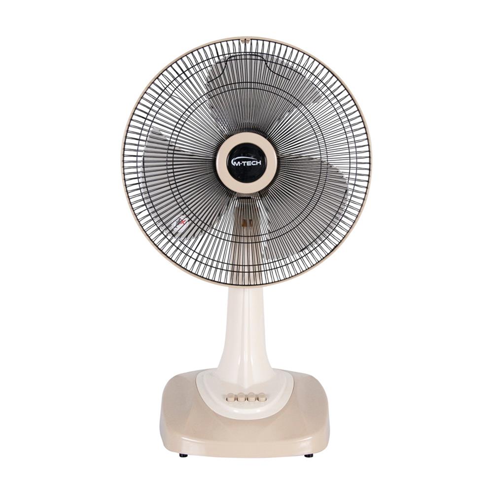พัดลมตั้งโต๊ะ 16 นิ้ว M-TECH CF-4163 สีครีม