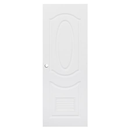 ประตูห้องน้ำ UPVC MODERNWOOD REVO MLIR002 70X200 ซม. สีขาว เจาะลูกบิด