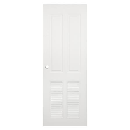 ประตูห้องน้ำ UPVC MODERNWOOD REVO MLIR005 70X200 ซม. สีขาว เจาะลูกบิด_0