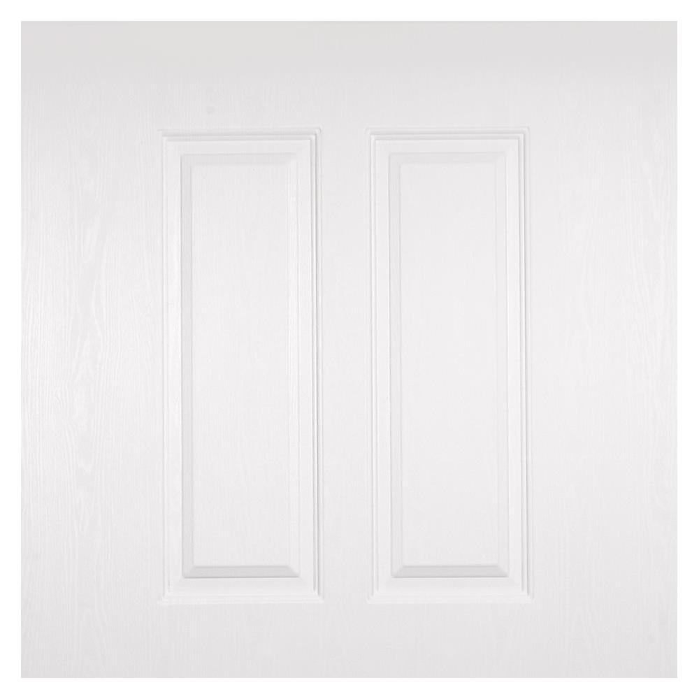 ประตูภายนอก UPVC MODERNWOOD REVO MWR005 90X200 ซม. สีขาว เจาะลูกบิด