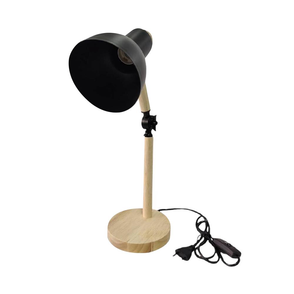 ไฟอ่านหนังสือ HATASHI HL-12BK สีดำ/ลายไม้