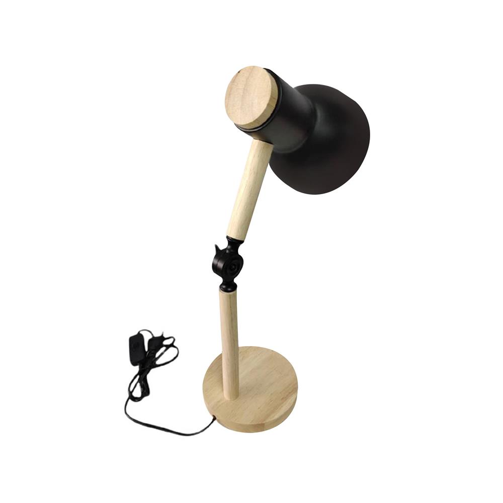 ไฟอ่านหนังสือ HATASHI HL-12BK สีดำ/ลายไม้