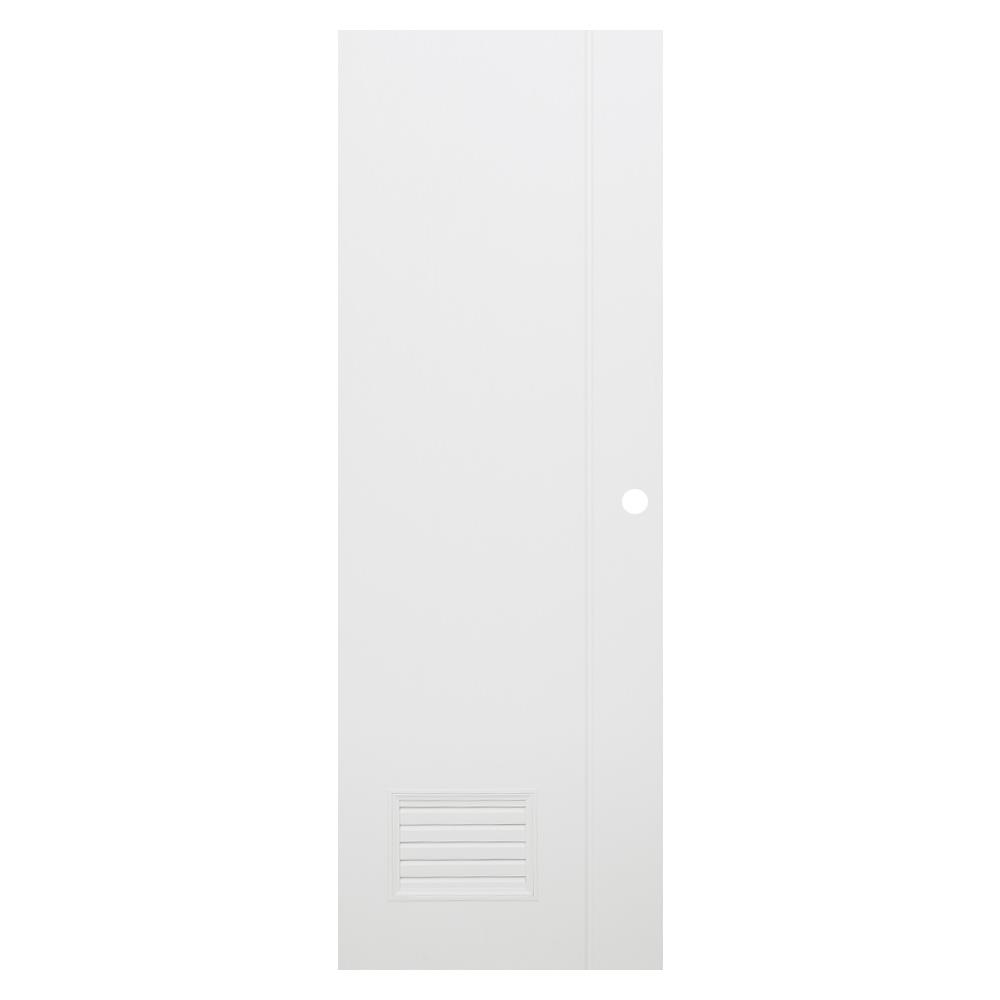 ประตูห้องน้ำ UPVC MODERNWOOD REVO MLIR001 70X200 ซม. สีขาว เจาะลูกบิด
