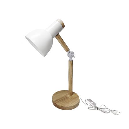 ไฟอ่านหนังสือ HATASHI HL-12WH สีขาว/ลายไม้_1