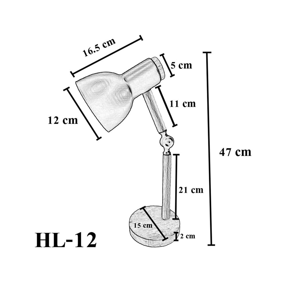ไฟอ่านหนังสือ HATASHI HL-12PK สีชมพู/ลายไม้