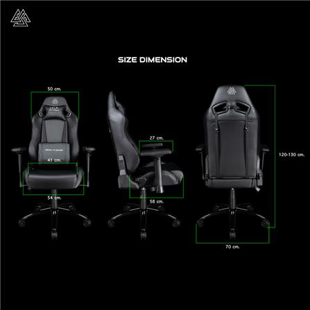 เก้าอี้เกมมิ่ง EGA TYPE-G6 สีแดง_3