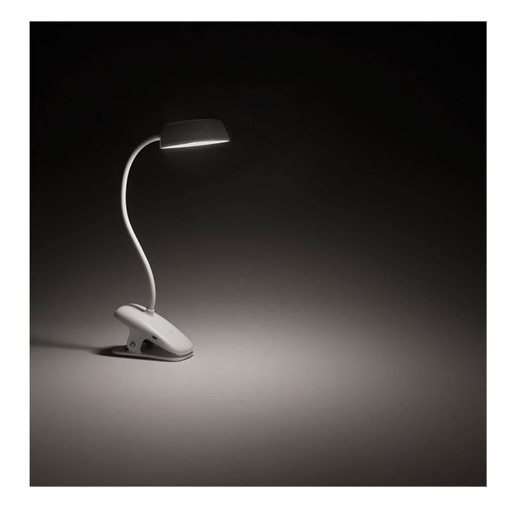 ไฟอ่านหนังสือ LED PHILIPS DONUTCLIP DSK201 สีขาว