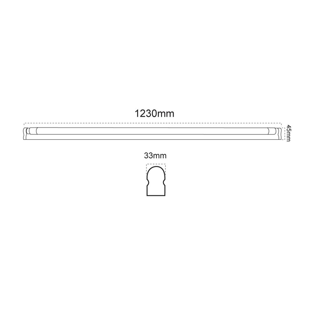 ชุดรางนีออน LED CARINI T8 NY20WDE 20 วัตต์ DAYLIGHT