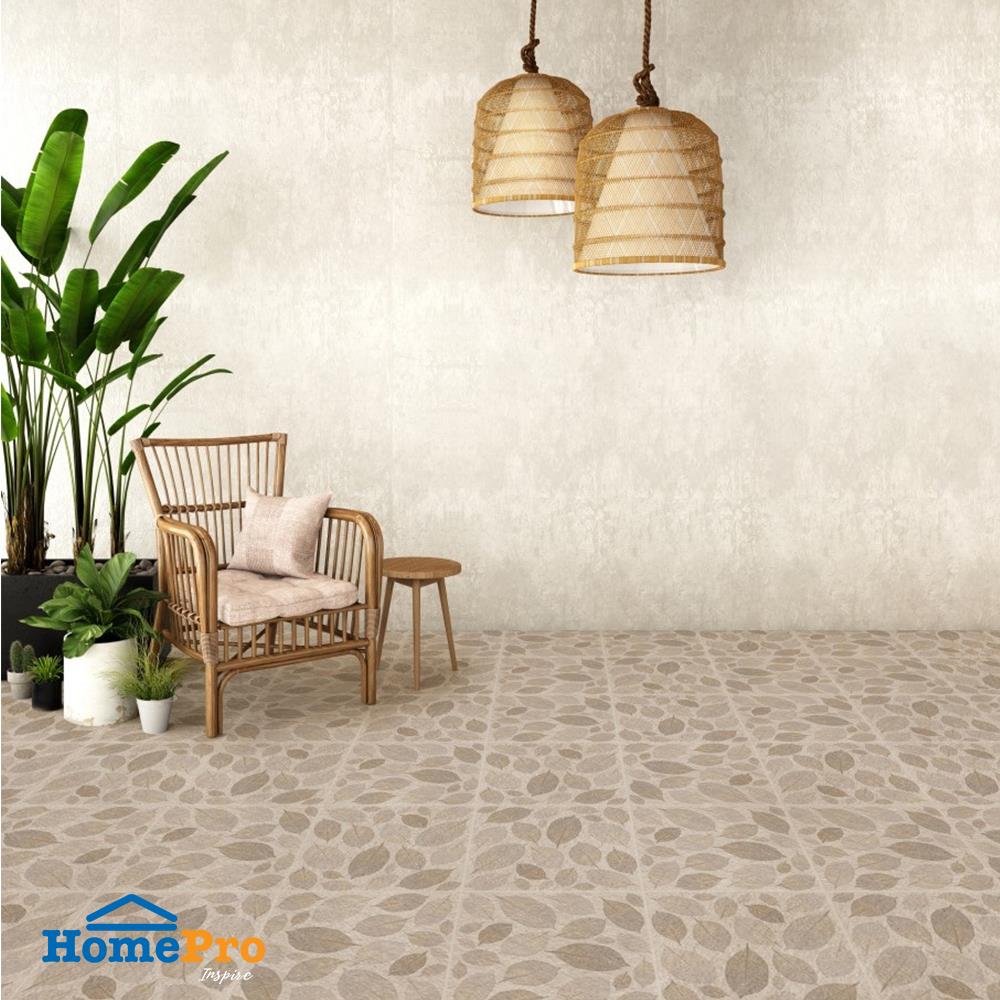 กระเบื้องพื้น 16x16 นิ้ว TARA ออทัมน์ ลีฟ น้ำตาล PM 0.96 ตร.ม.