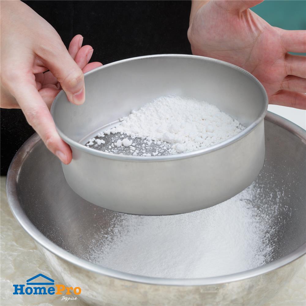 ที่ร่อนแป้งอะลูมิเนียม KECH 16 ซม.