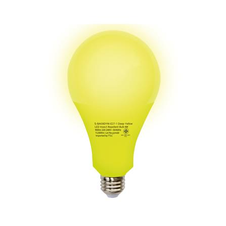 หลอด LED SHINING INSECT REPELLENT 9 วัตต์ สีเหลือง E27_1