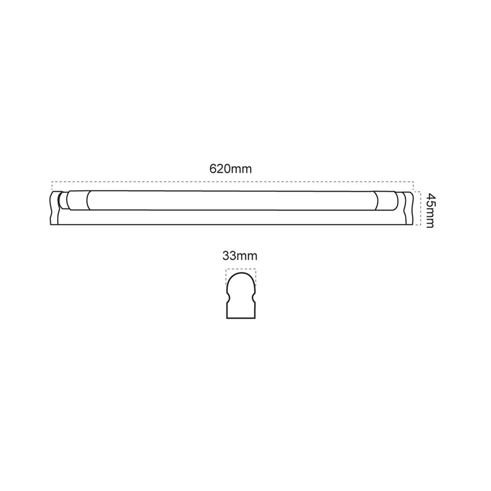 ชุดรางนีออน LED CARINI T8 NY10WDE 10 วัตต์ DAYLIGHT