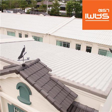 กระเบื้องหลังคา ลอนคู่ ตราเพชร 0.5x50x150 ซม. สีธรรมชาติ_2