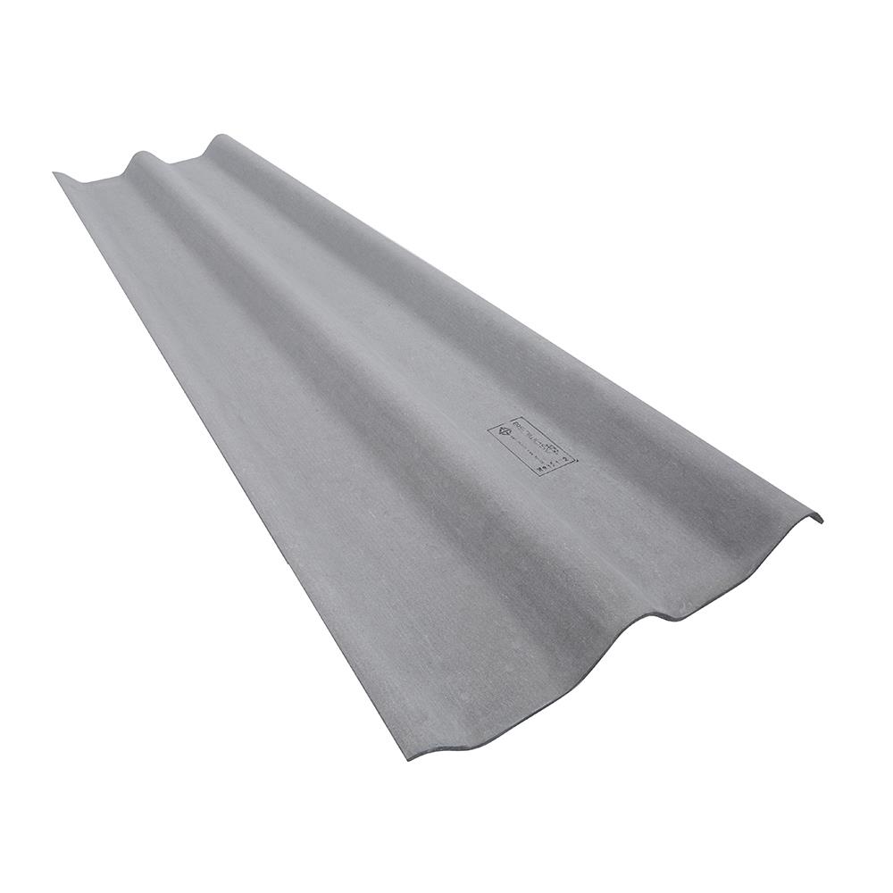 กระเบื้องหลังคา ลอนคู่ ตราเพชร 0.4x50x150 ซม. สีธรรมชาติ