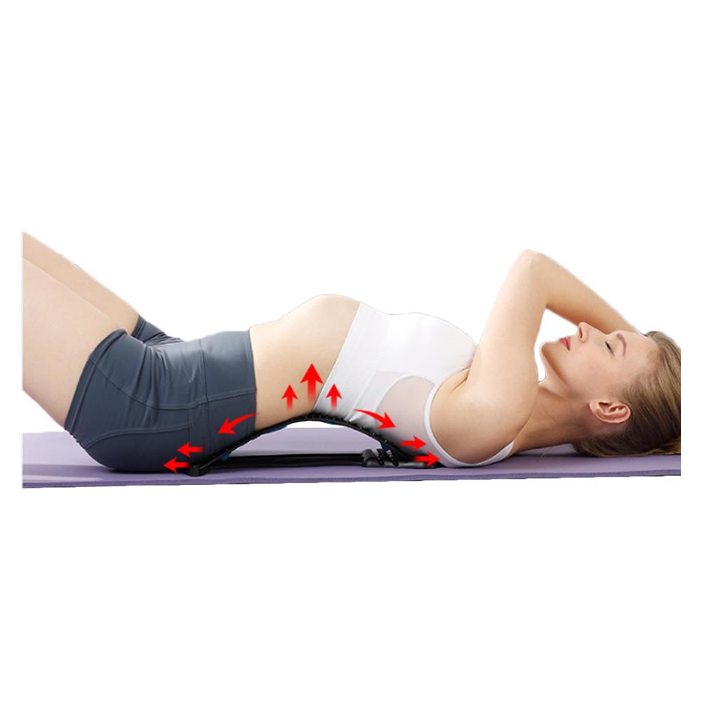 แผ่นออกกำลังกายหลัง FIGO สีดำ/ชมพู