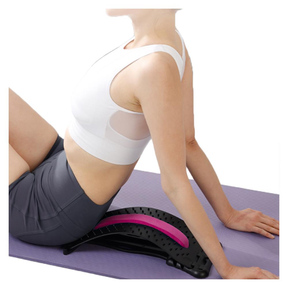 แผ่นออกกำลังกายหลัง FIGO สีดำ/ชมพู