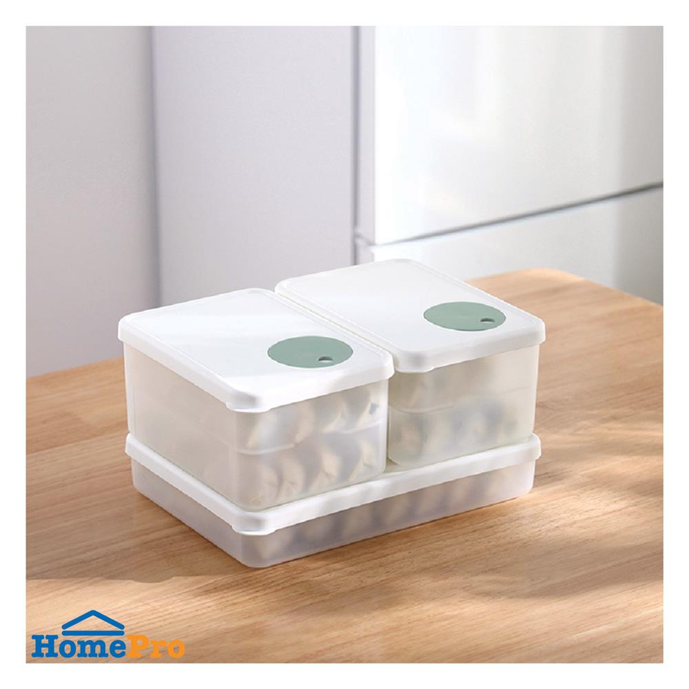 กล่องใส่เกี๊ยว 2 ชั้น KECH DUMPLING สีขาว