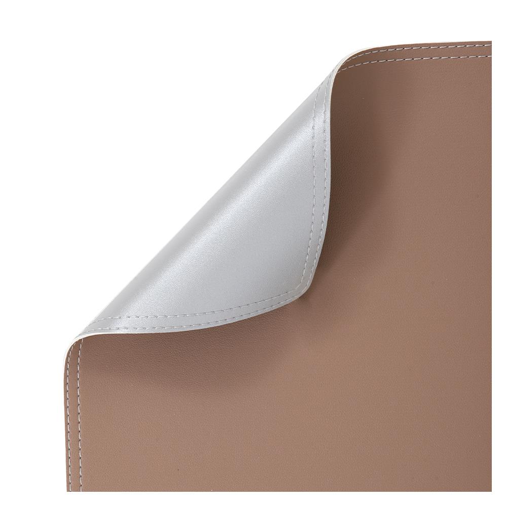 แผ่นรองจาน PVC KECH SANDWICH สีเทา/เบจ