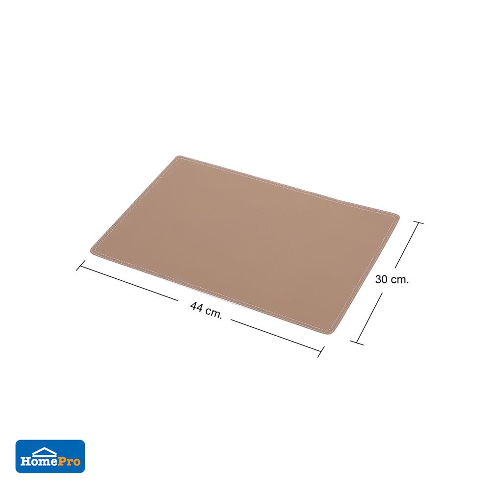 แผ่นรองจาน PVC KECH SANDWICH สีเทา/เบจ