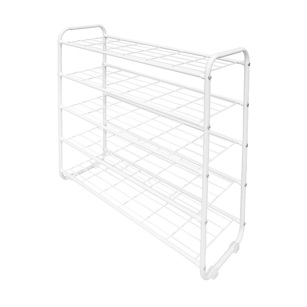 ชั้นวางรองเท้า 5 ชั้น STACKO KEEP 70x27x72 ซม. สีขาว