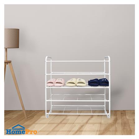 ชั้นวางรองเท้า 5 ชั้น STACKO KEEP 70x27x72 ซม. สีขาว_3