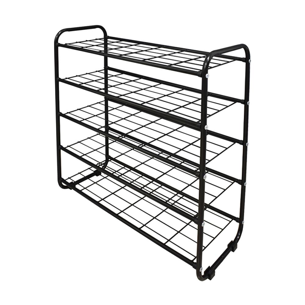 ชั้นวางรองเท้า 5 ชั้น STACKO KEEP 70x27x72 ซม. สีดำ