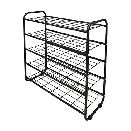 ชั้นวางรองเท้า 5 ชั้น STACKO KEEP 70x27x72 ซม. สีดำ