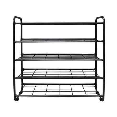 ชั้นวางรองเท้า 5 ชั้น STACKO KEEP 70x27x72 ซม. สีดำ_1