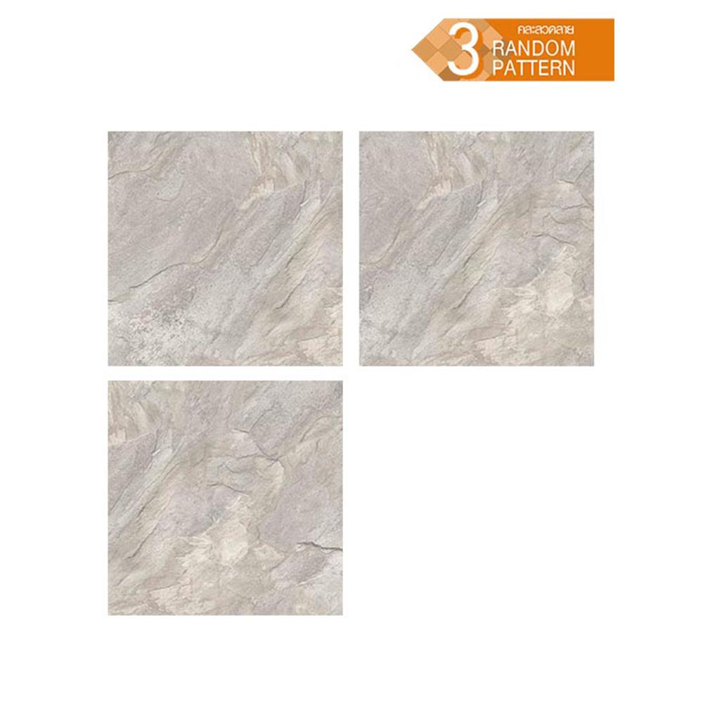 กระเบื้องพื้นพอร์ซเลน  16x16 นิ้ว COTTO อัลวาเรส กริจิโอ เทา ExC 0.96M2