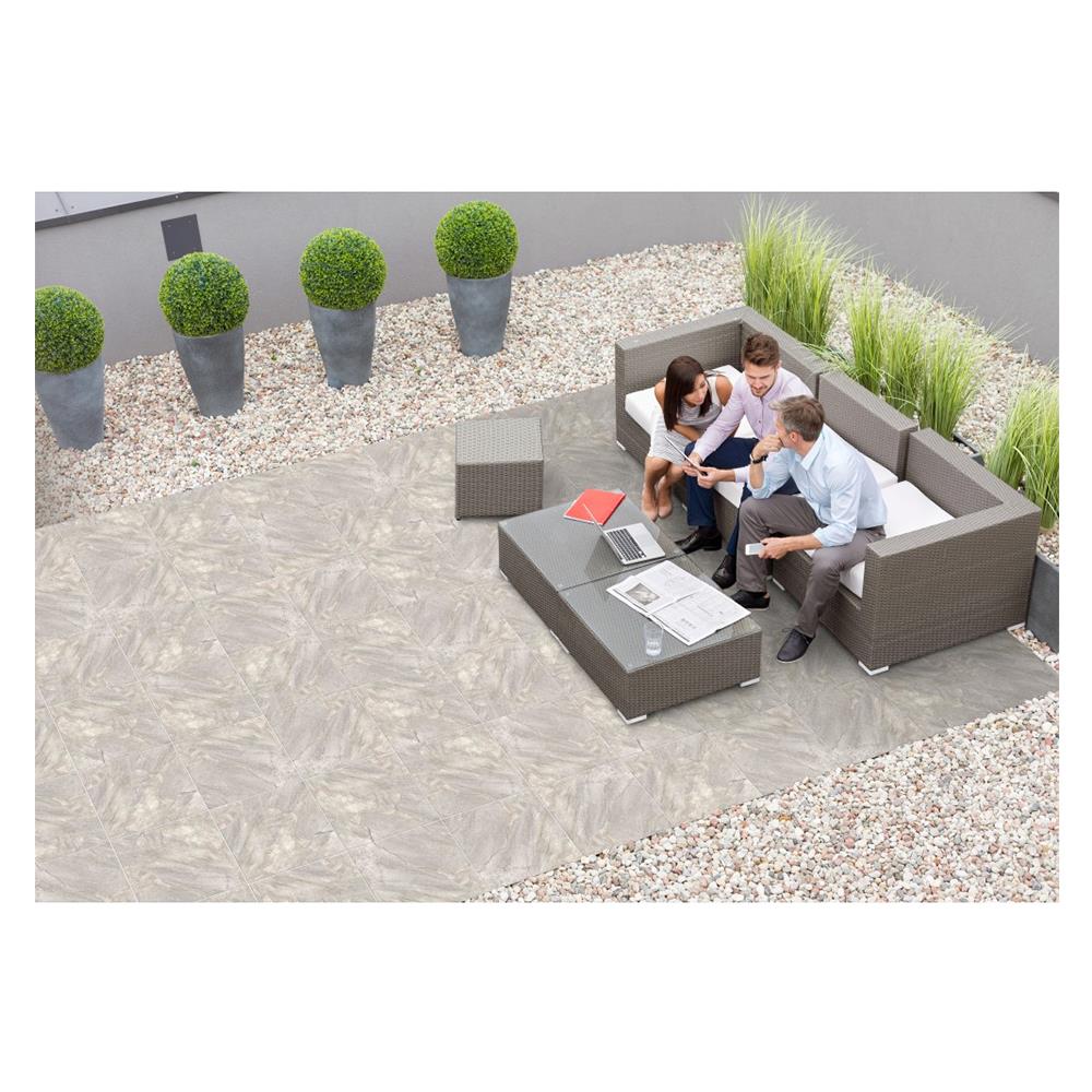 กระเบื้องพื้นพอร์ซเลน  16x16 นิ้ว COTTO อัลวาเรส กริจิโอ เทา ExC 0.96M2