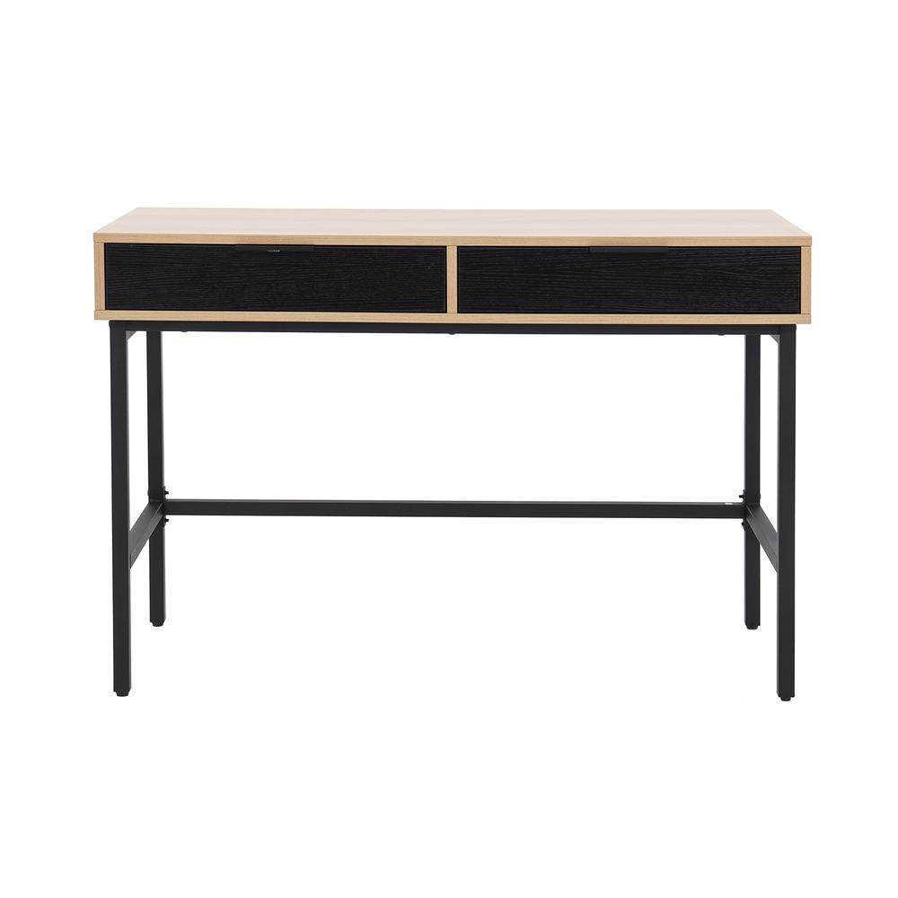 โต๊ะทำงาน FURDINI MAXTON สีฮันนี่โอ๊ค/ดำ