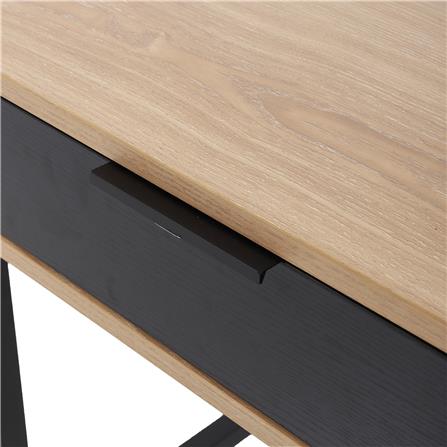 โต๊ะทำงาน FURDINI MAXTON สีฮันนี่โอ๊ค/ดำ_3