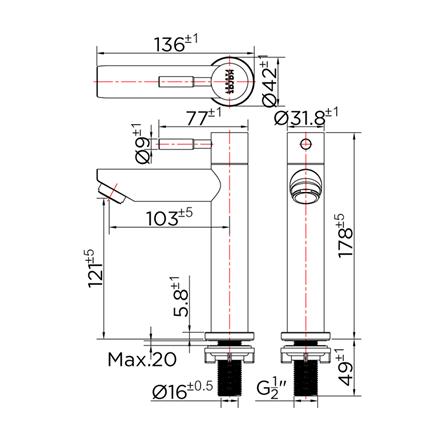 ก๊อกอ่างล้างหน้า KARAT FAUCET  KF-79-100A-63 สเตนเลส_2