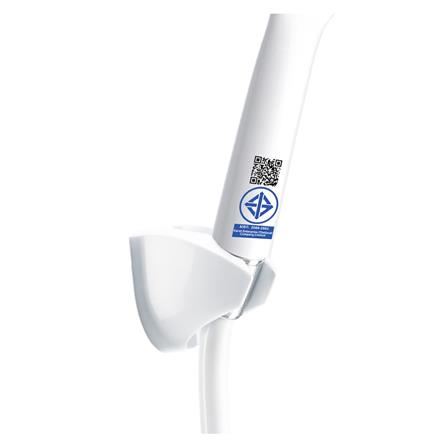 ชุดฝักบัวสายอ่อน 1 ระดับ KARAT FAUCET รุ่น KS-75-231-11 สีขาว_2