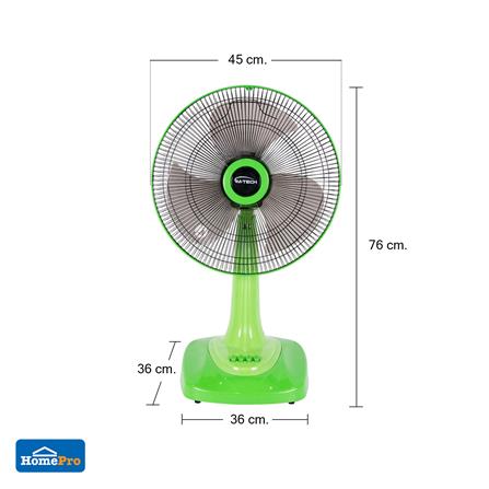 พัดลมตั้งโต๊ะ 16 นิ้ว M-TECH CF-4163 สีเขียว_7