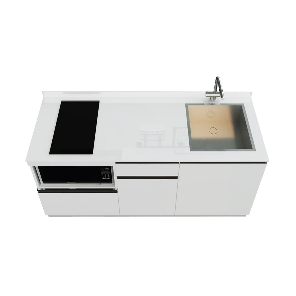 ครัวไม้สำเร็จ STARMARK BLANCE BASE R 166 ซม.